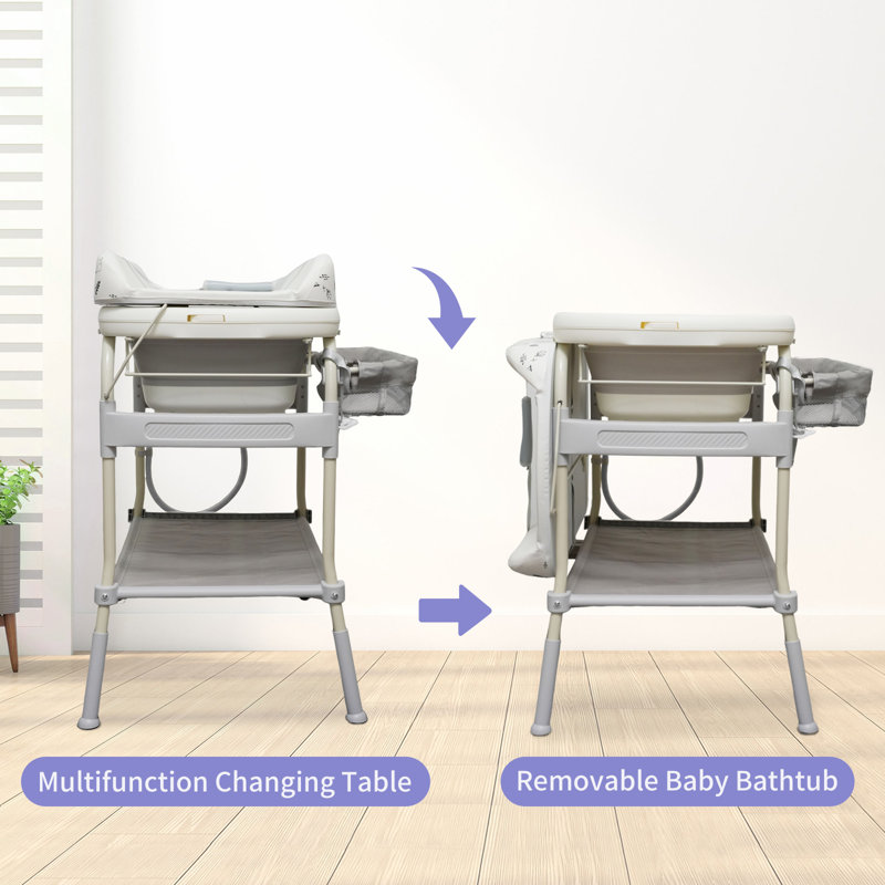 Changing table and bathtub on sale